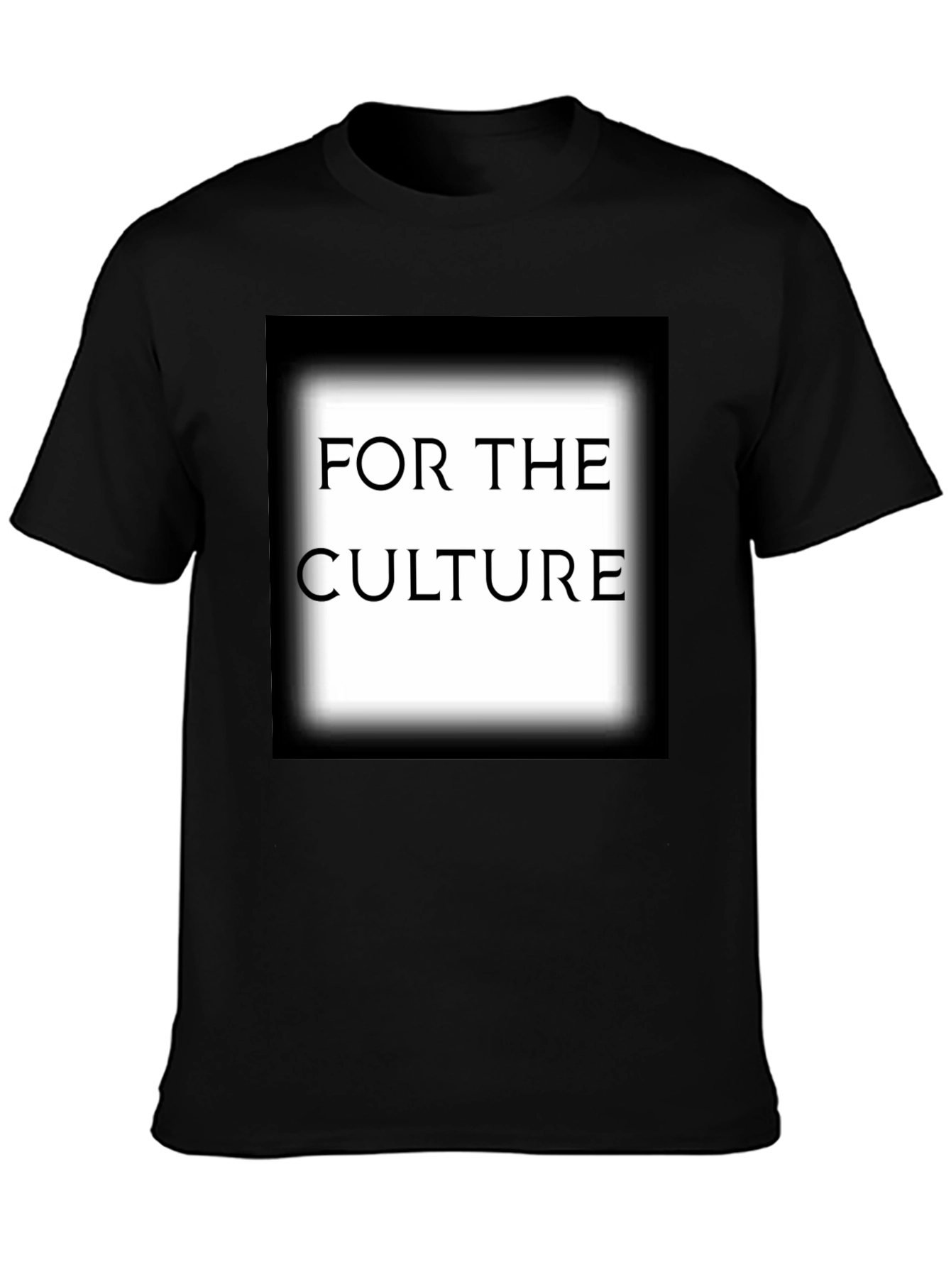 For the Culture Black Graphic Tee