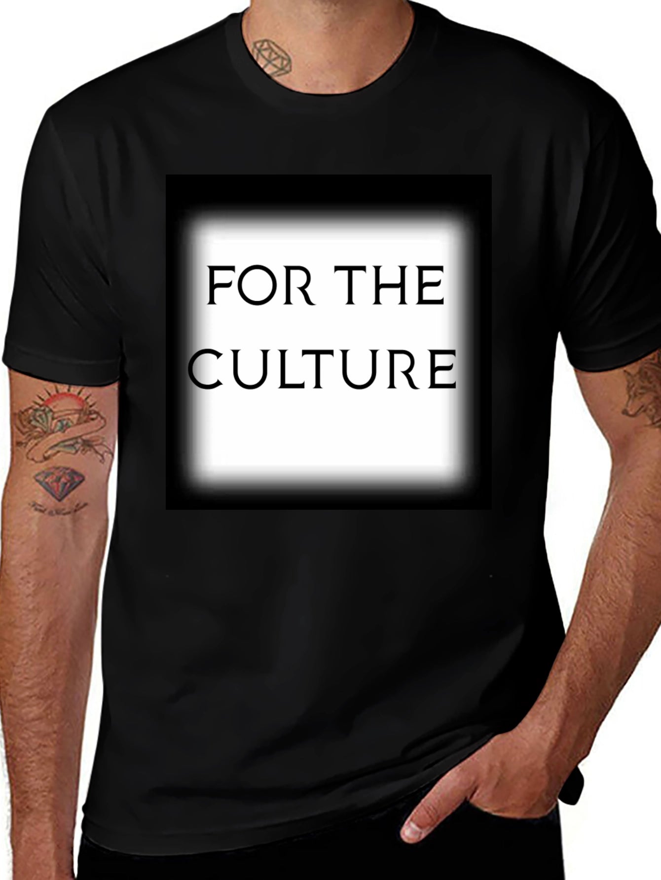 For the Culture Black Graphic Tee