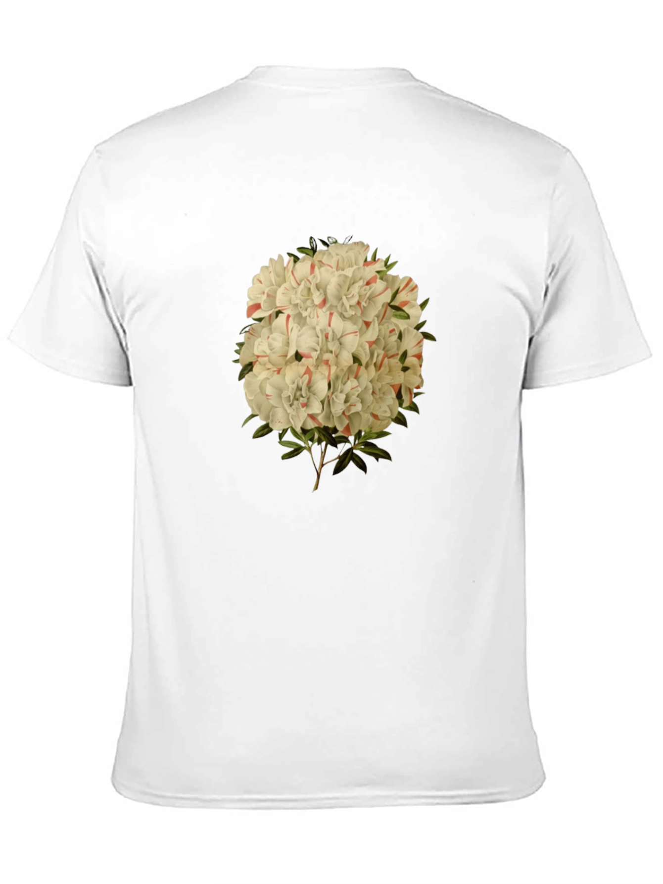 Floral Print Graphic Tee - Black Casual T-Shirt