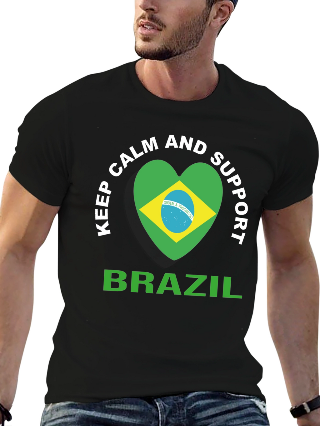 Keep Calm and Support Brazil T-Shirt