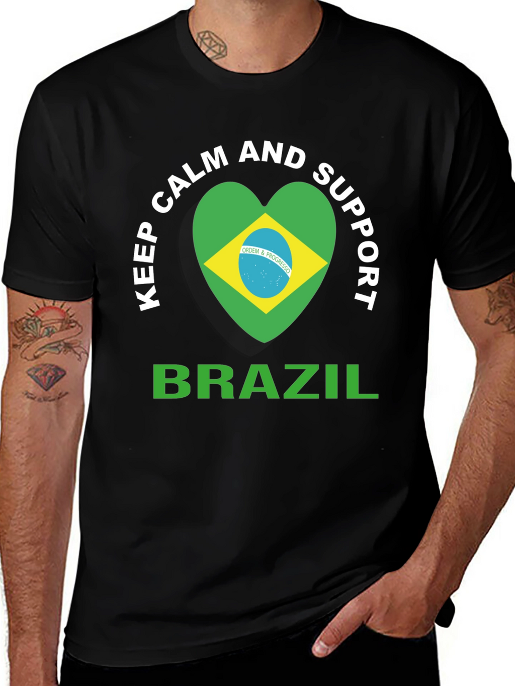 Keep Calm and Support Brazil T-Shirt