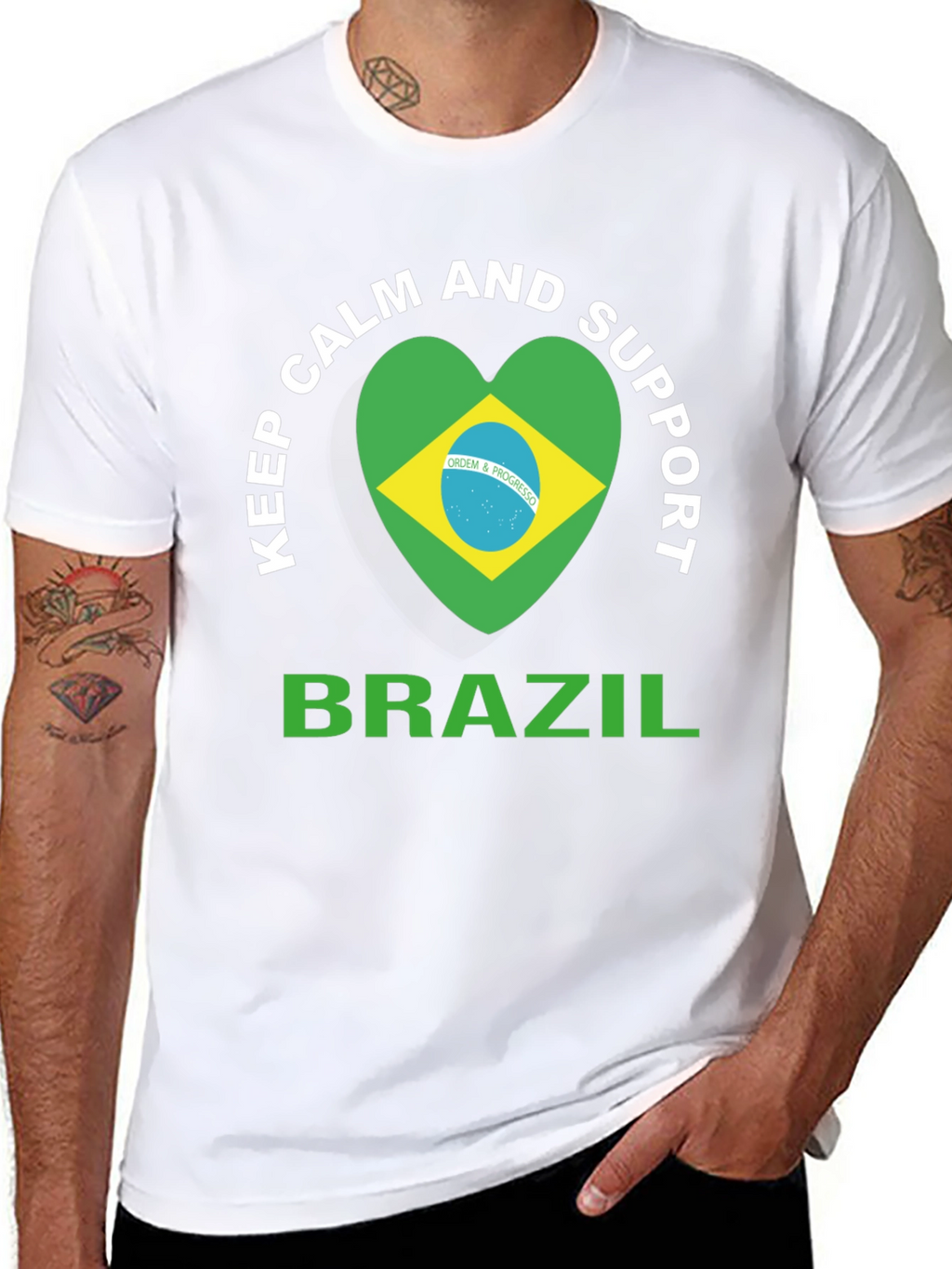 Keep Calm and Support Brazil T-Shirt