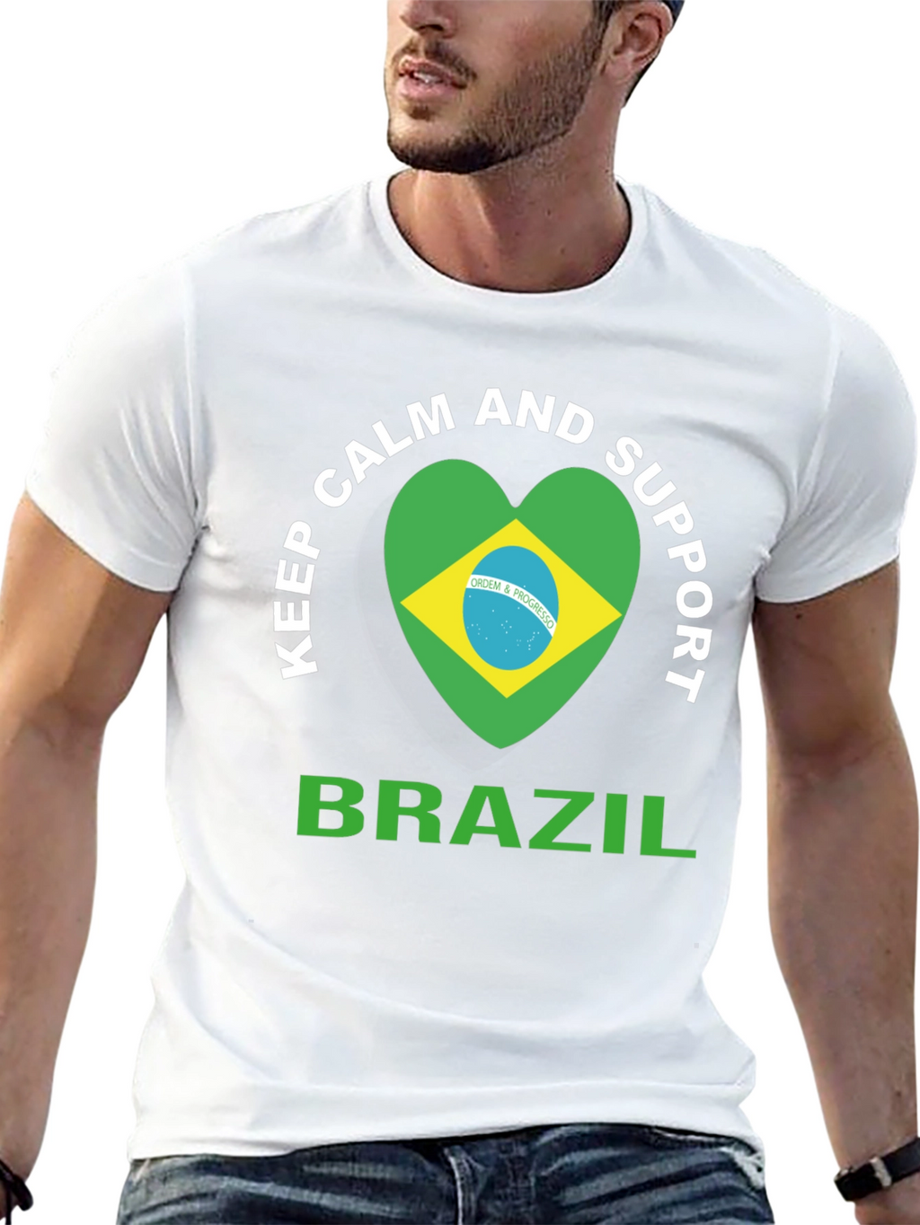 Keep Calm and Support Brazil T-Shirt