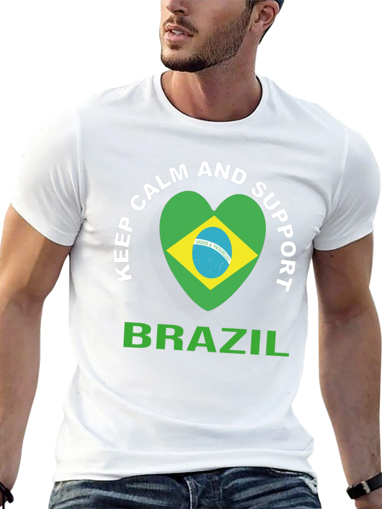 Keep Calm and Support Brazil T-Shirt