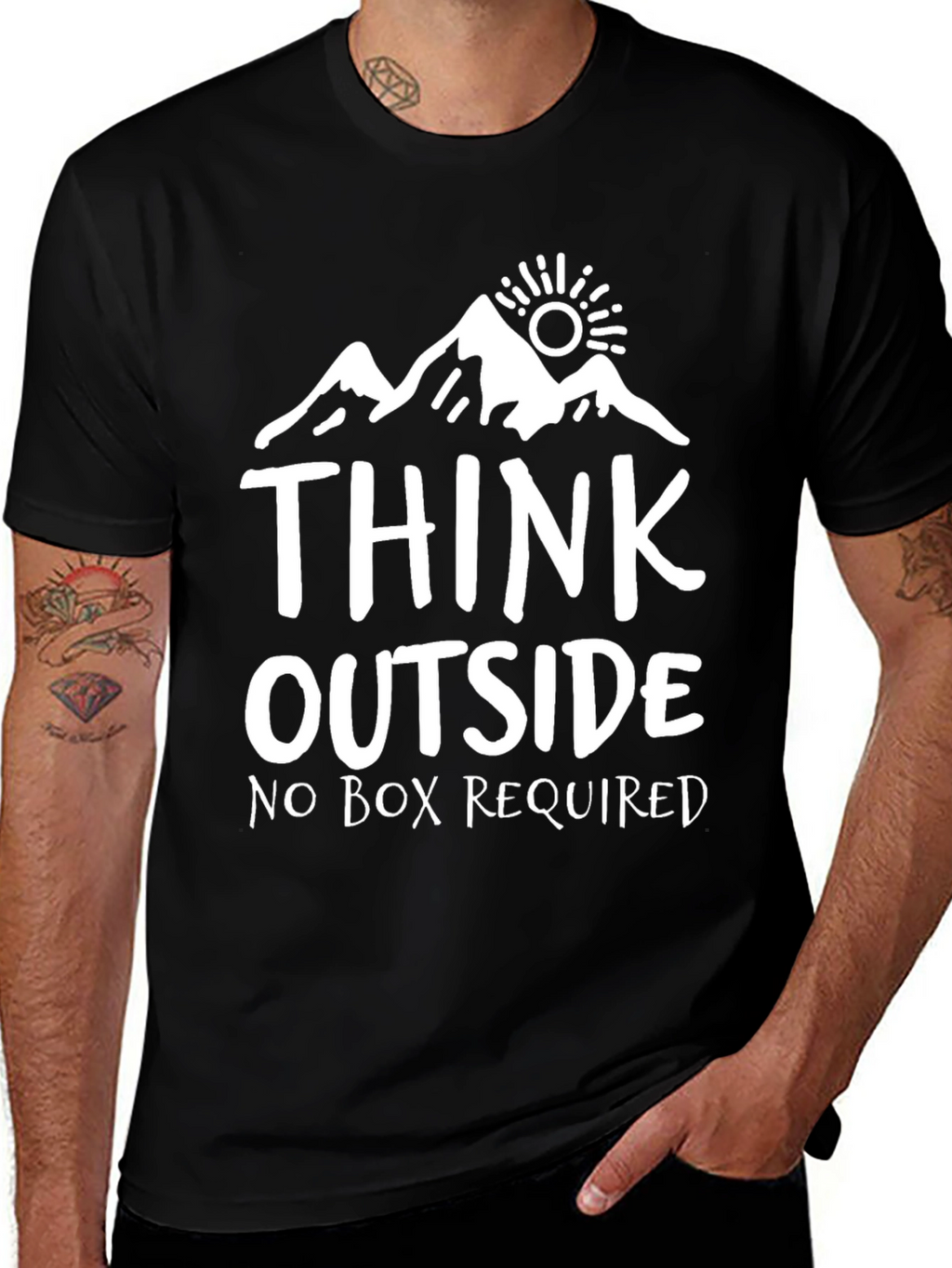 Think Outside T-Shirt - Nature Inspired Graphic Tee