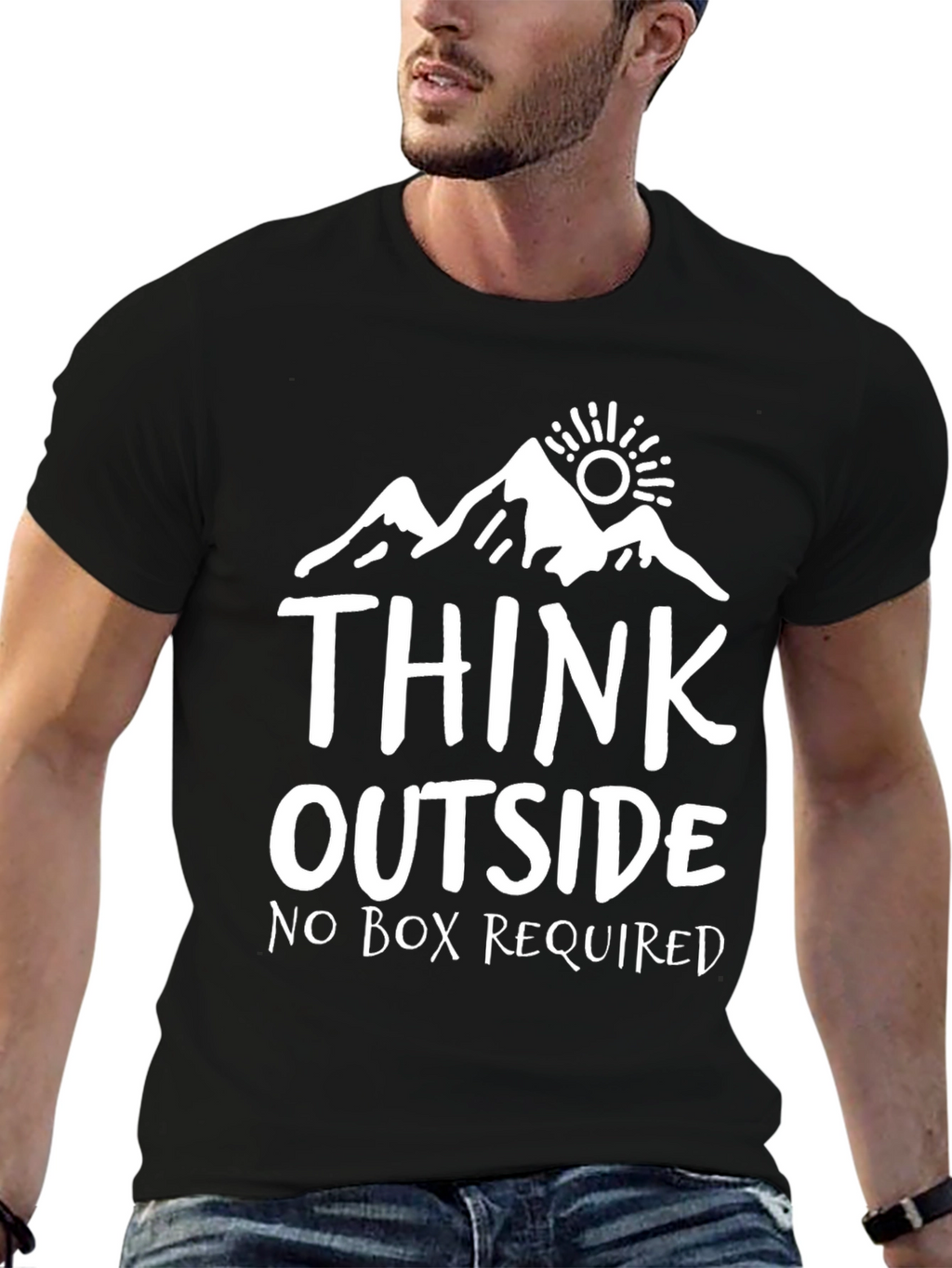 Think Outside T-Shirt - Nature Inspired Graphic Tee