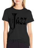 Black Jazz Music T-Shirt