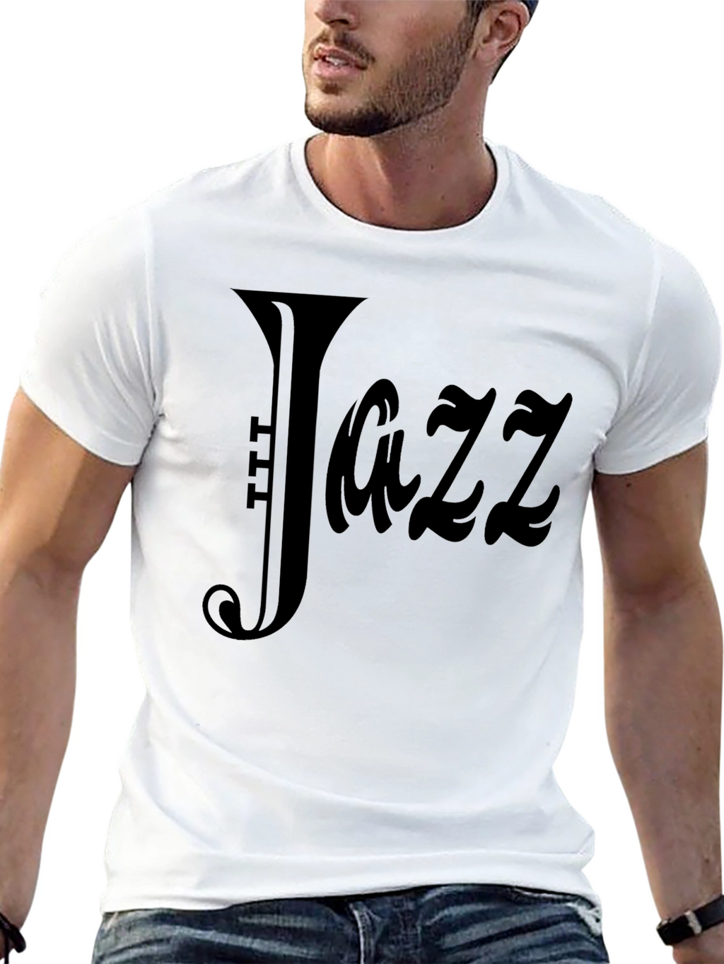 Black Jazz Music T-Shirt