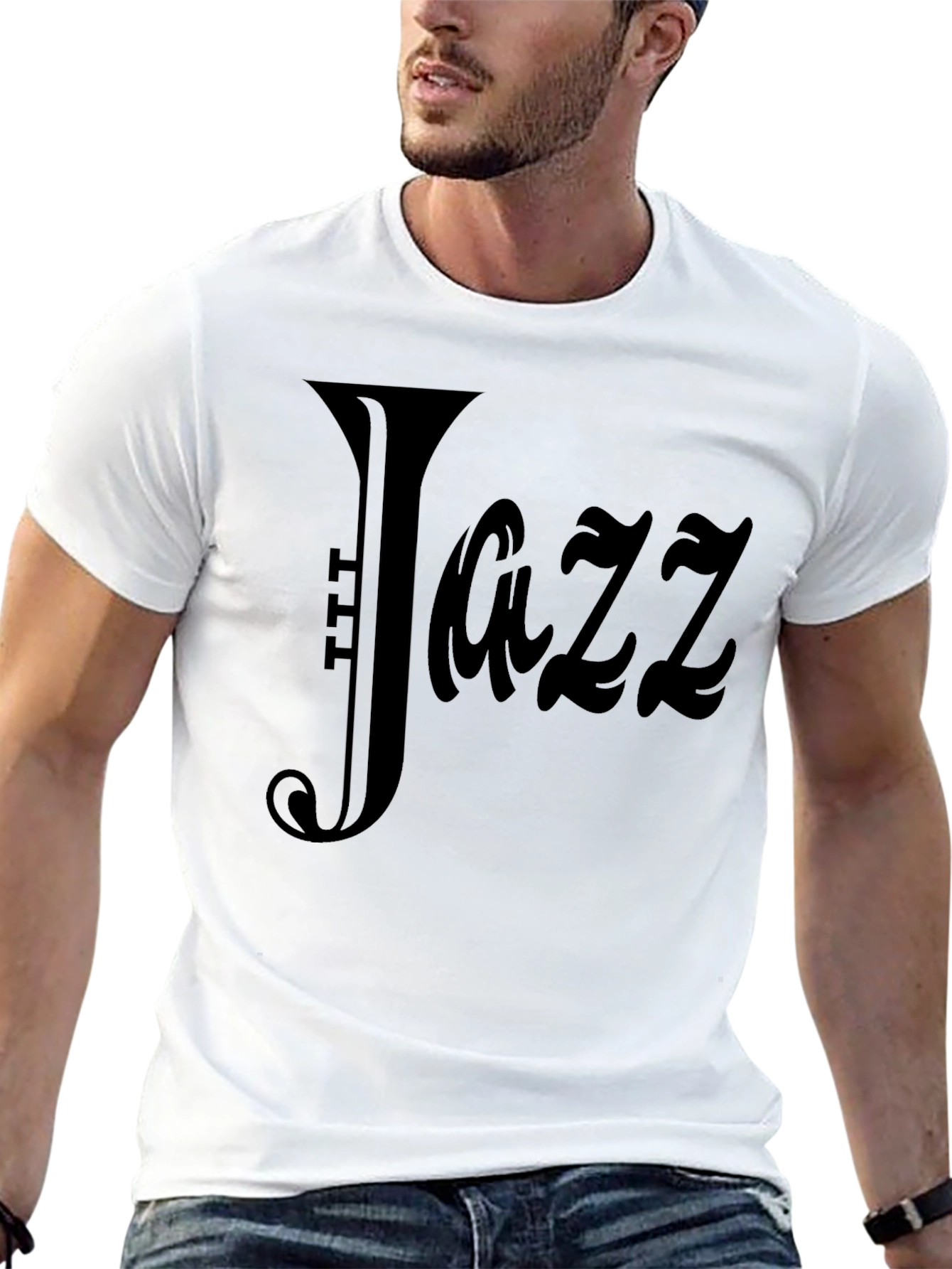 Black Jazz Music T-Shirt