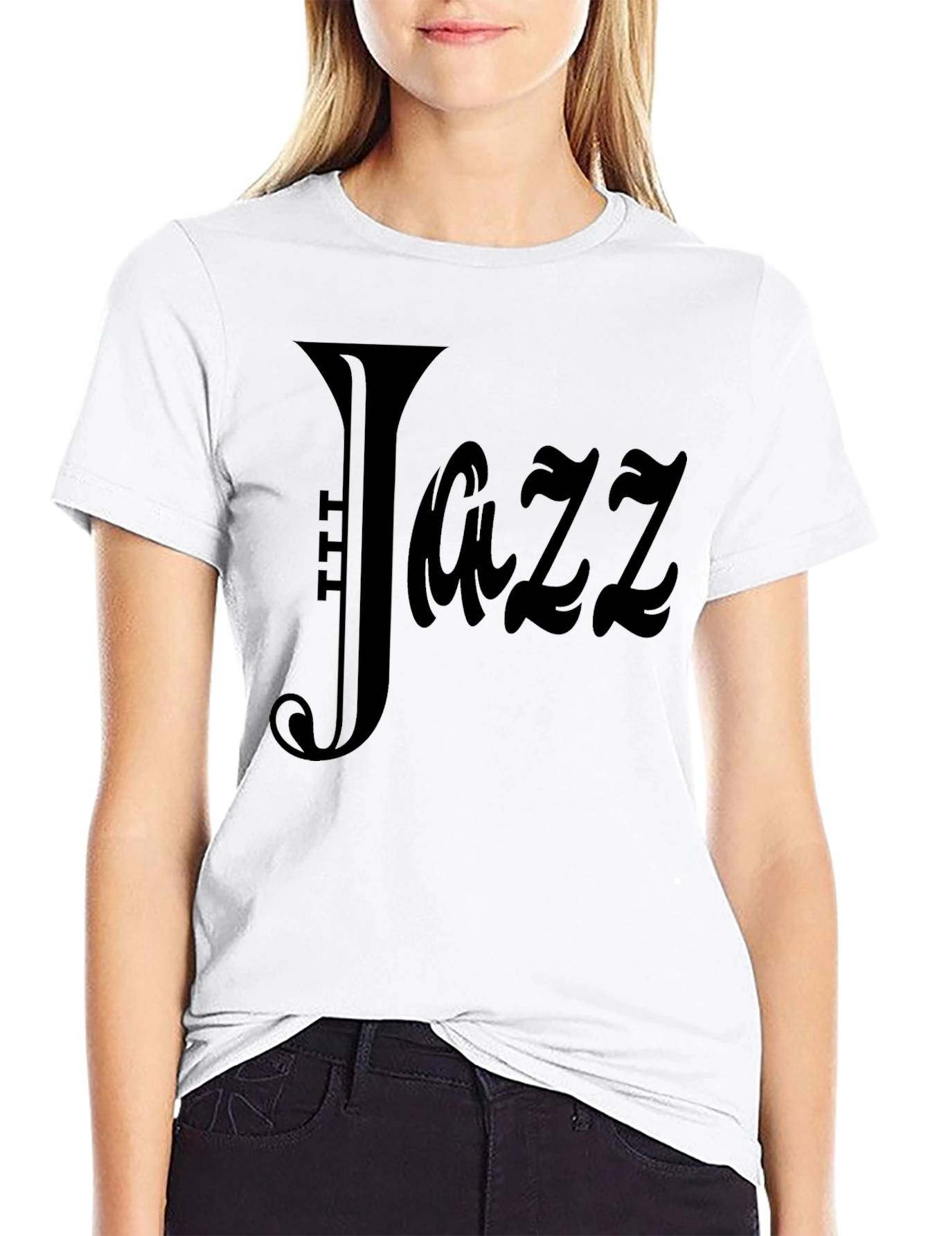 Black Jazz Music T-Shirt