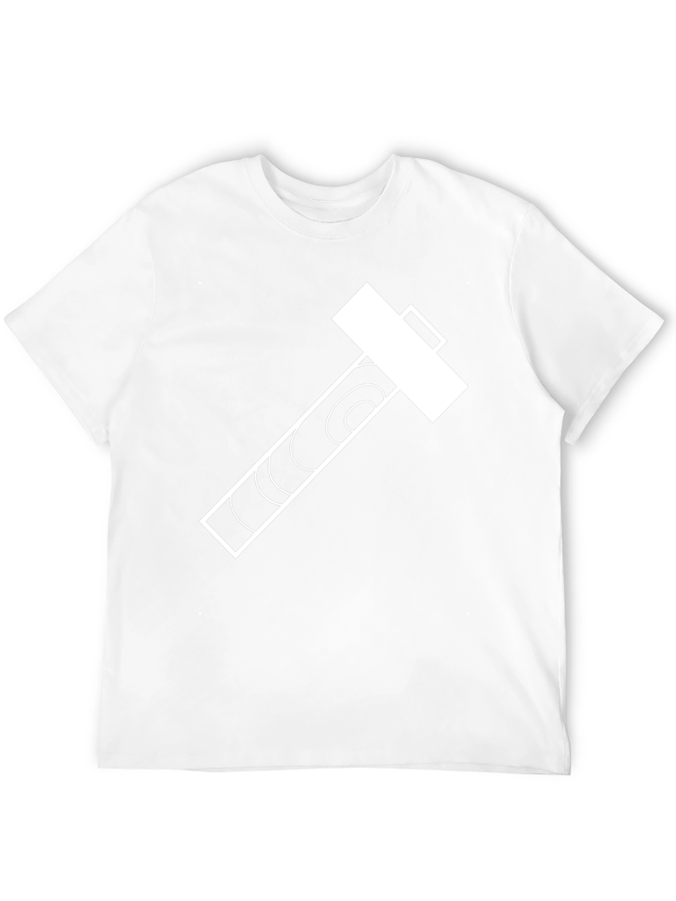 Hammer Graphic Tee - Black Cotton Blend Casual Shirt