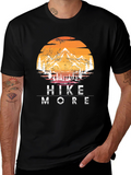 Hike More Graphic T-Shirt - Mountain Adventure
