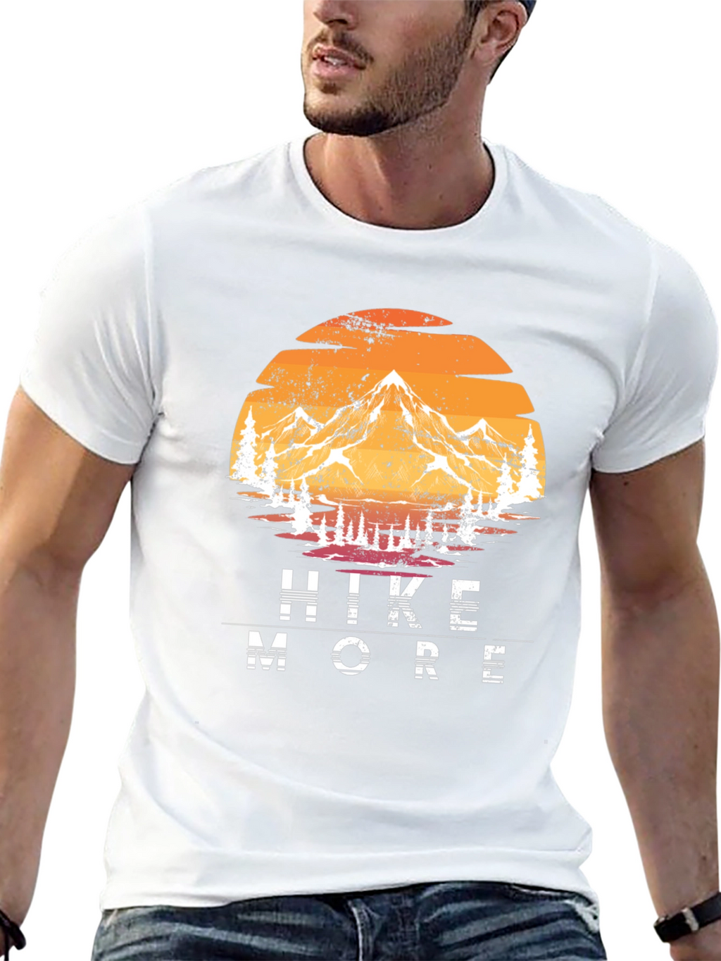Hike More Graphic T-Shirt - Mountain Adventure