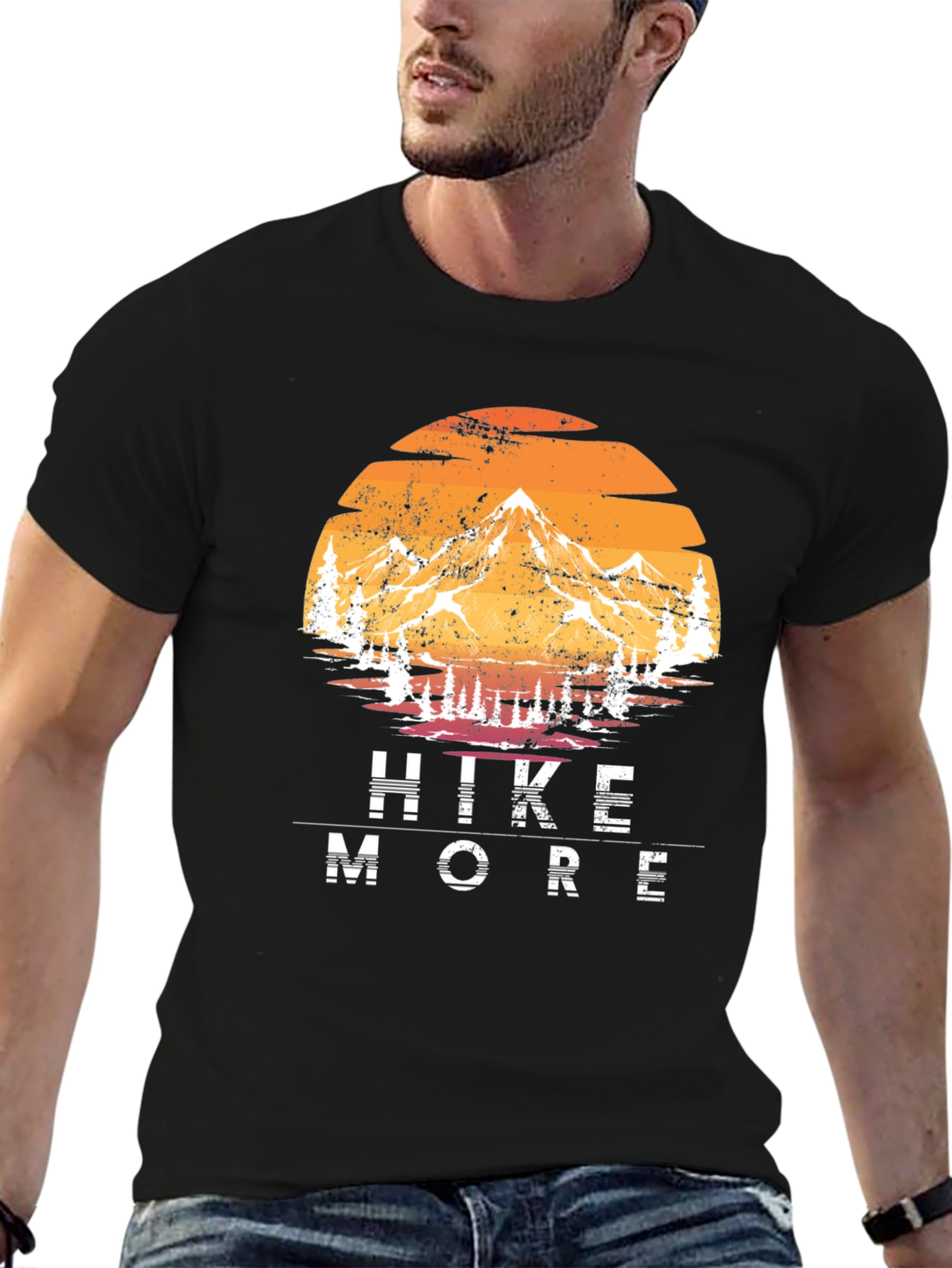Hike More Graphic T-Shirt - Mountain Adventure