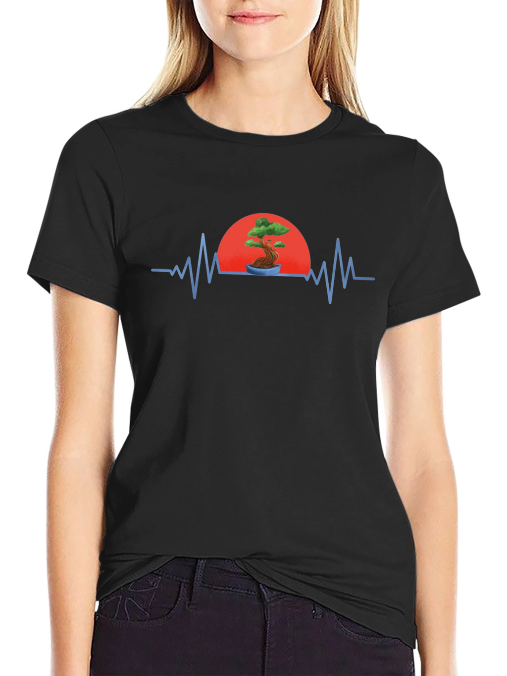 Bonsai Heartbeat T-Shirt - Nature Lover Tee