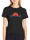 Bonsai Heartbeat T-Shirt - Nature Lover Tee
