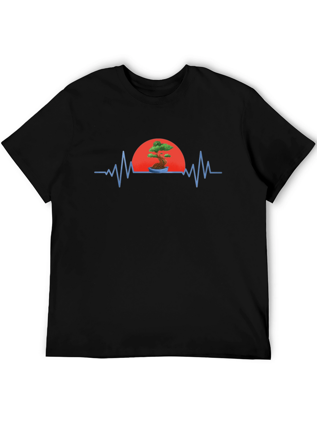 Bonsai Heartbeat T-Shirt - Nature Lover Tee