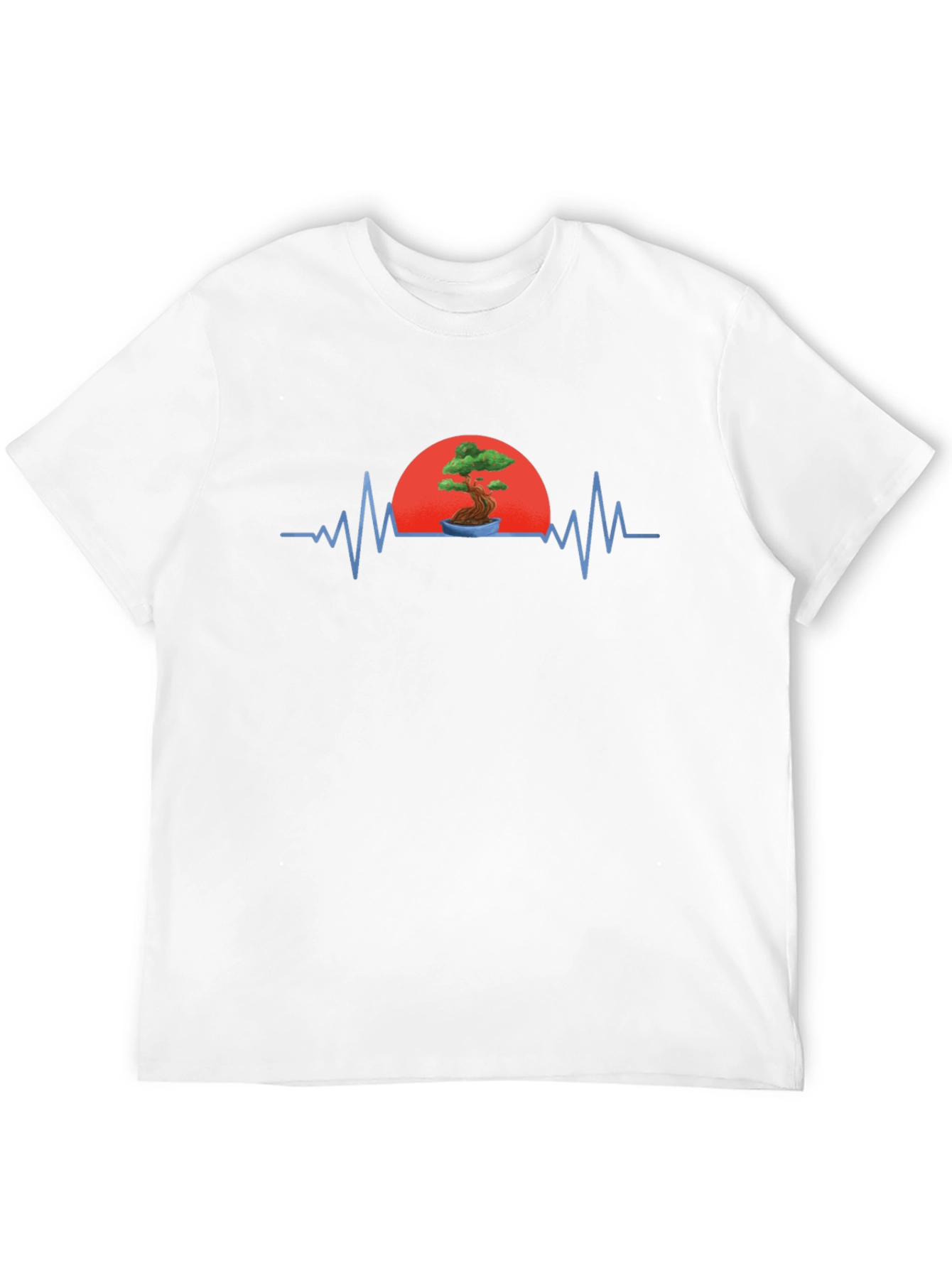 Bonsai Heartbeat T-Shirt - Nature Lover Tee