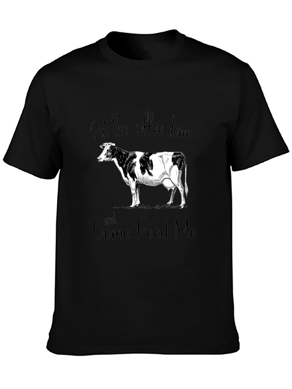 Funny Cow Graphic T-Shirt