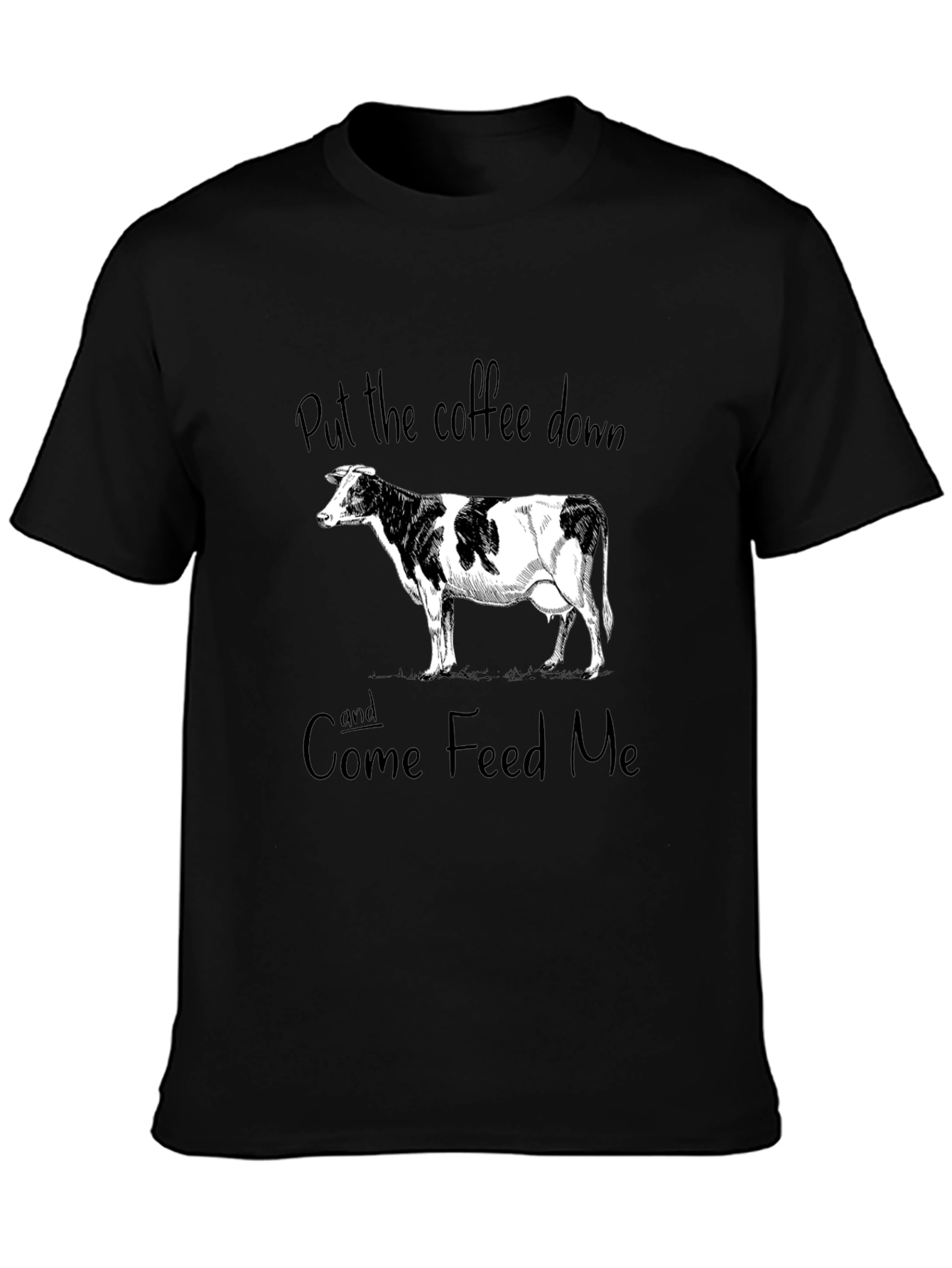 Funny Cow Graphic T-Shirt