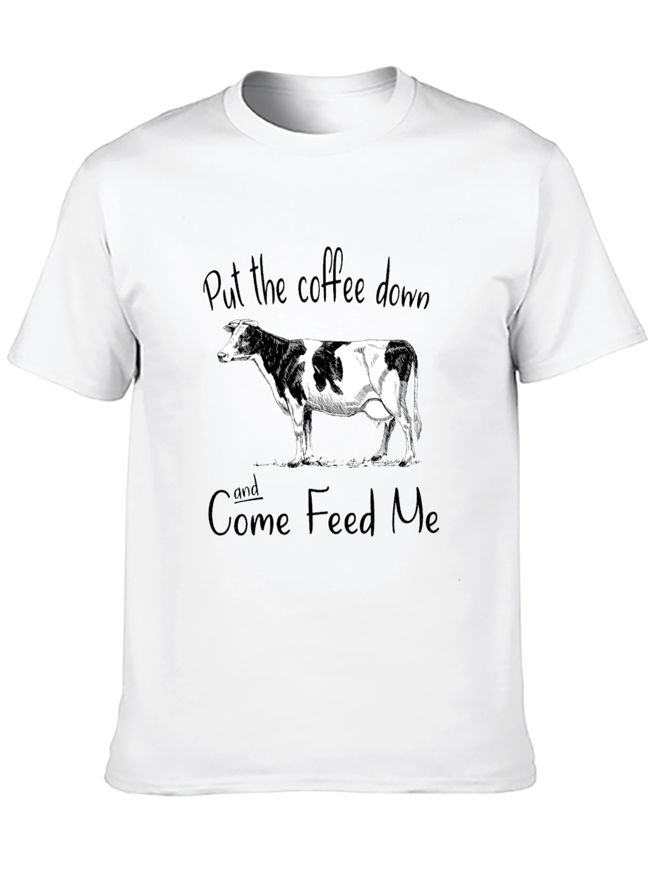 Funny Cow Graphic T-Shirt