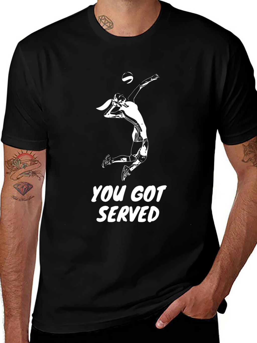 Volleyball Serve T-Shirt - You Got Served!