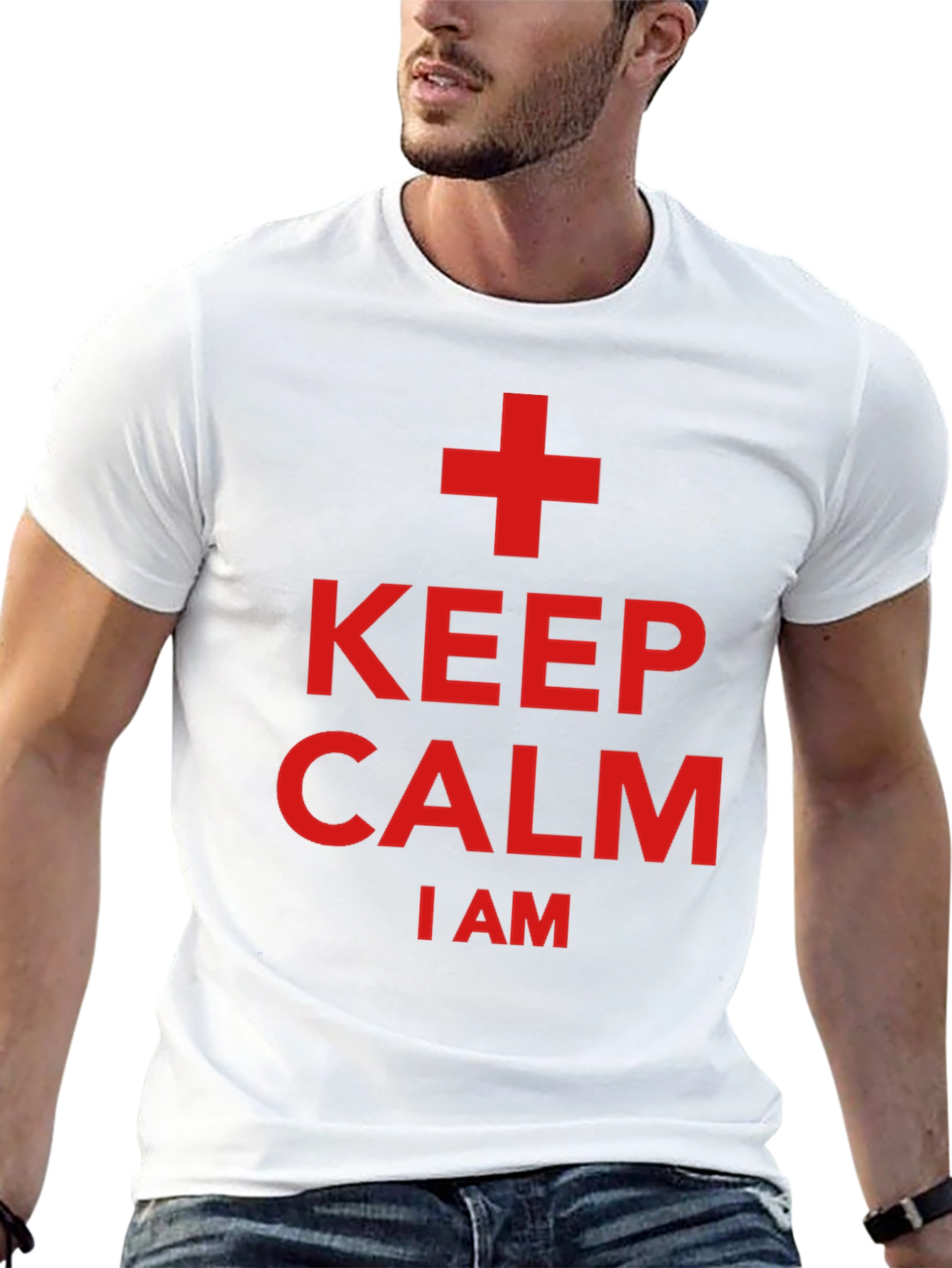 Keep Calm I Am A + T-Shirt