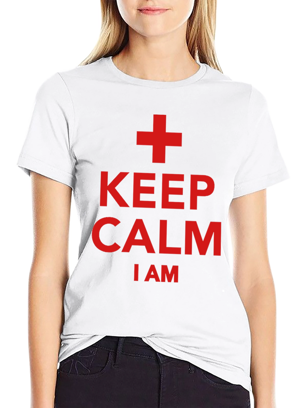 Keep Calm I Am A + T-Shirt