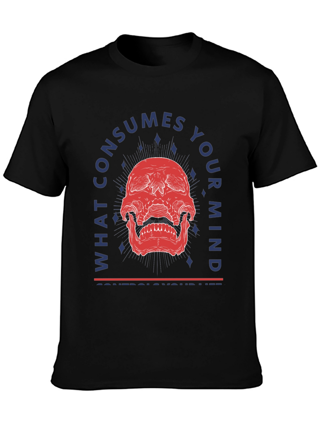 Skull Mind Control Graphic Tee