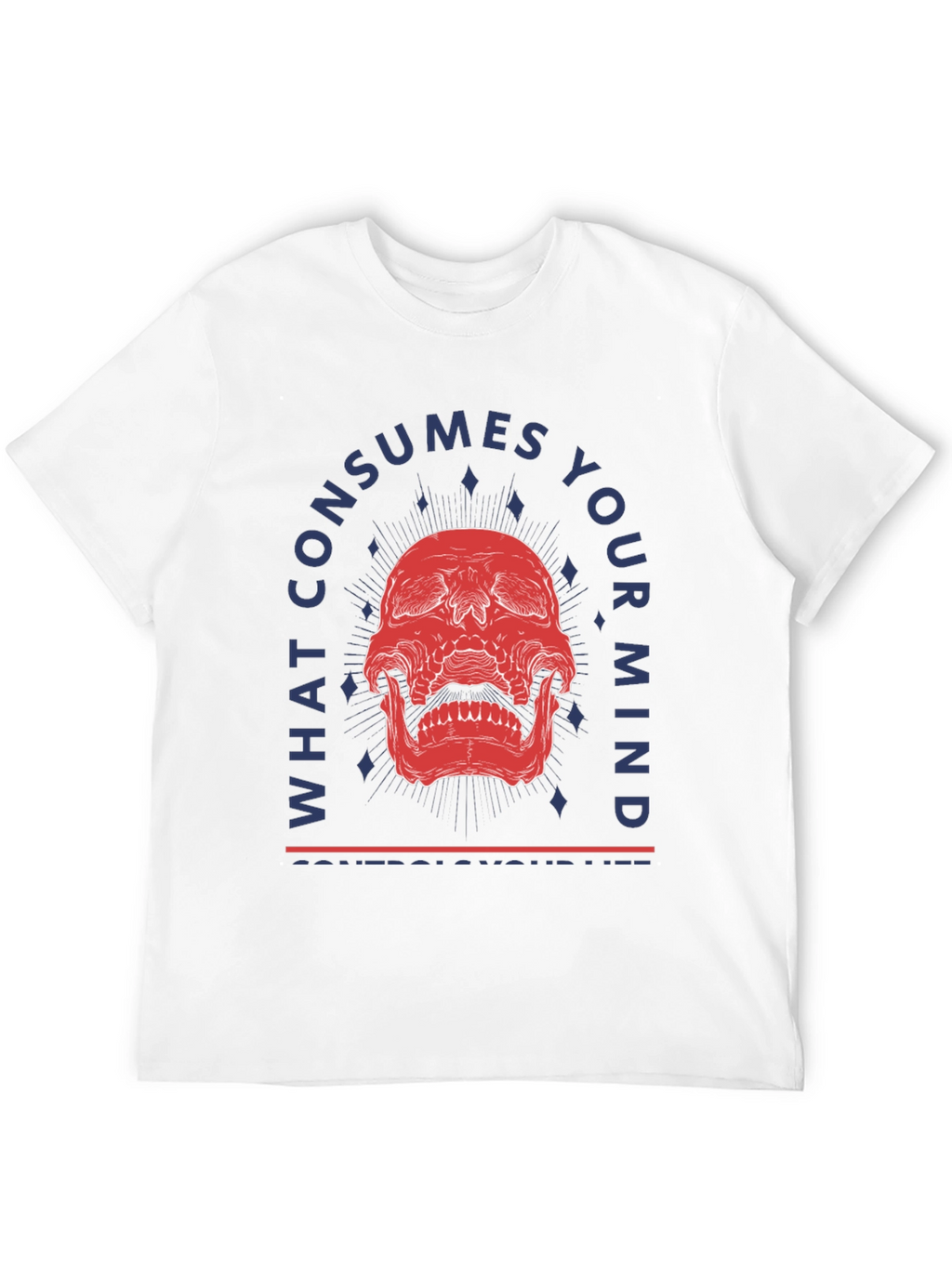 Skull Mind Control Graphic Tee