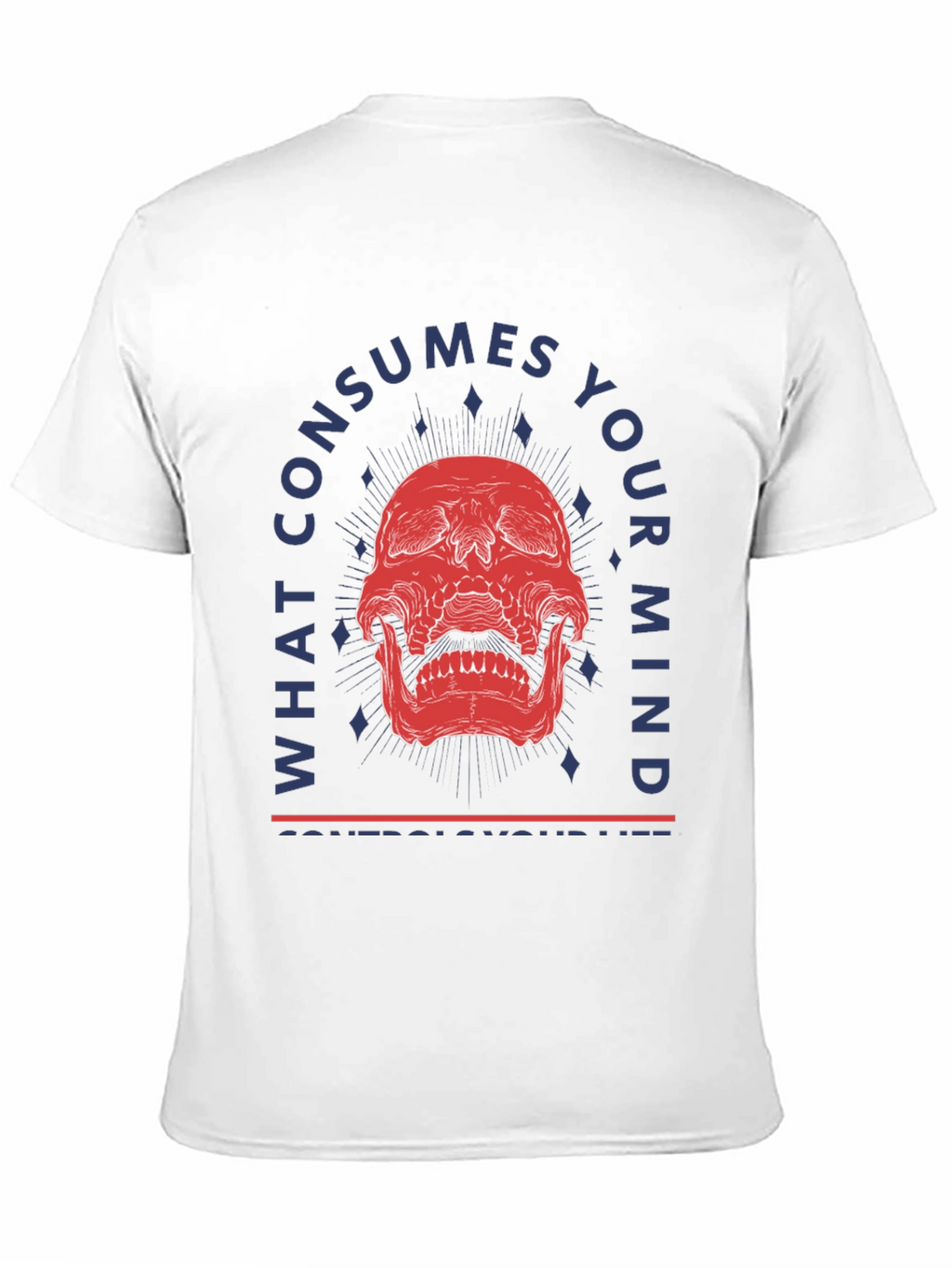 Skull Mind Control Graphic Tee