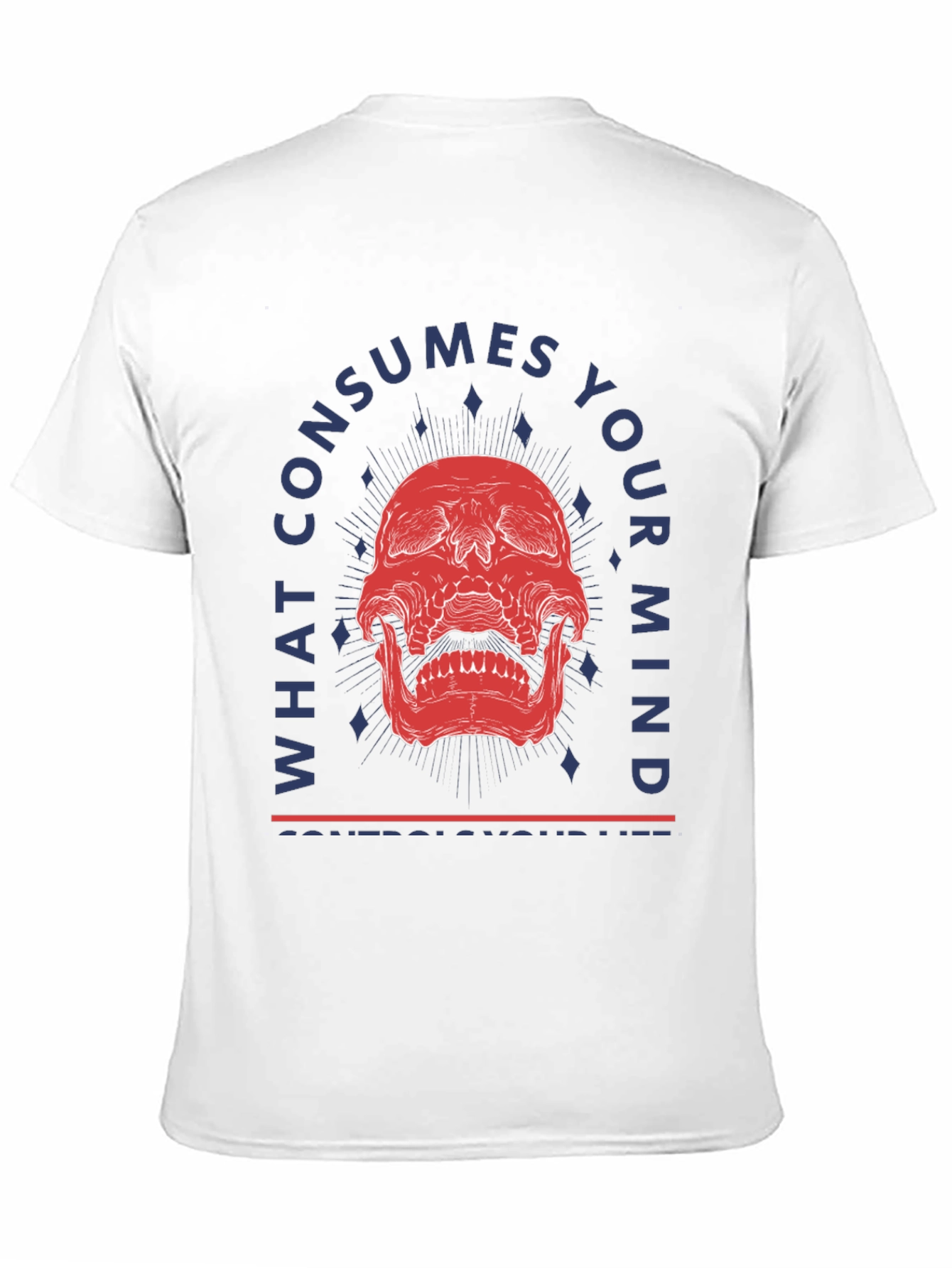 Skull Mind Control Graphic Tee