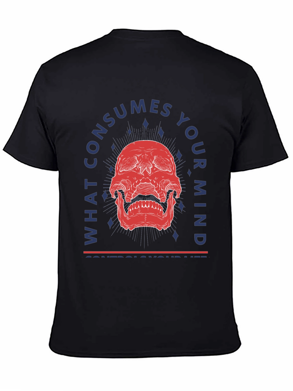 Skull Mind Control Graphic Tee