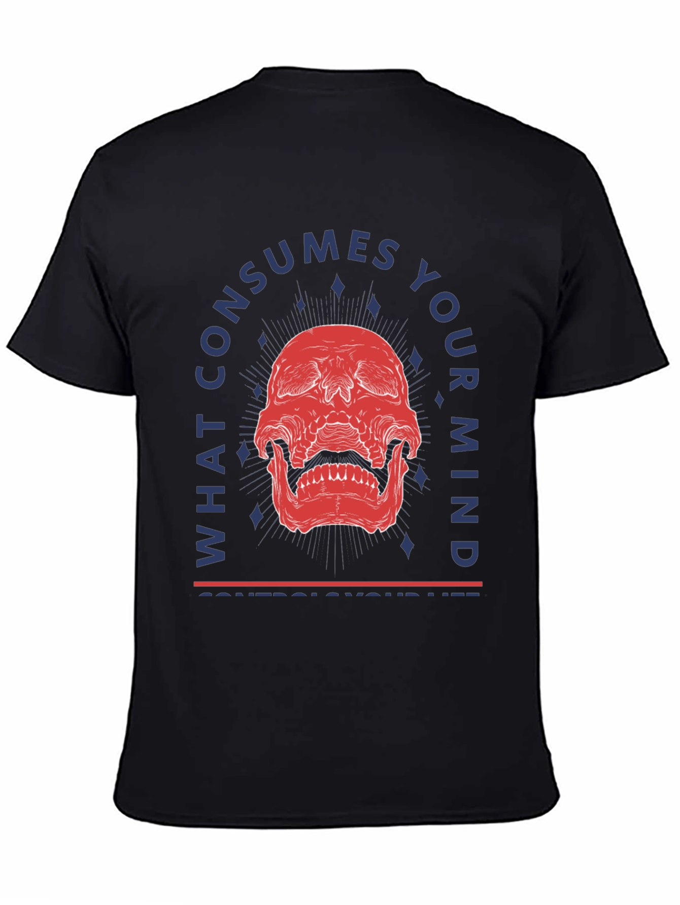 Skull Mind Control Graphic Tee