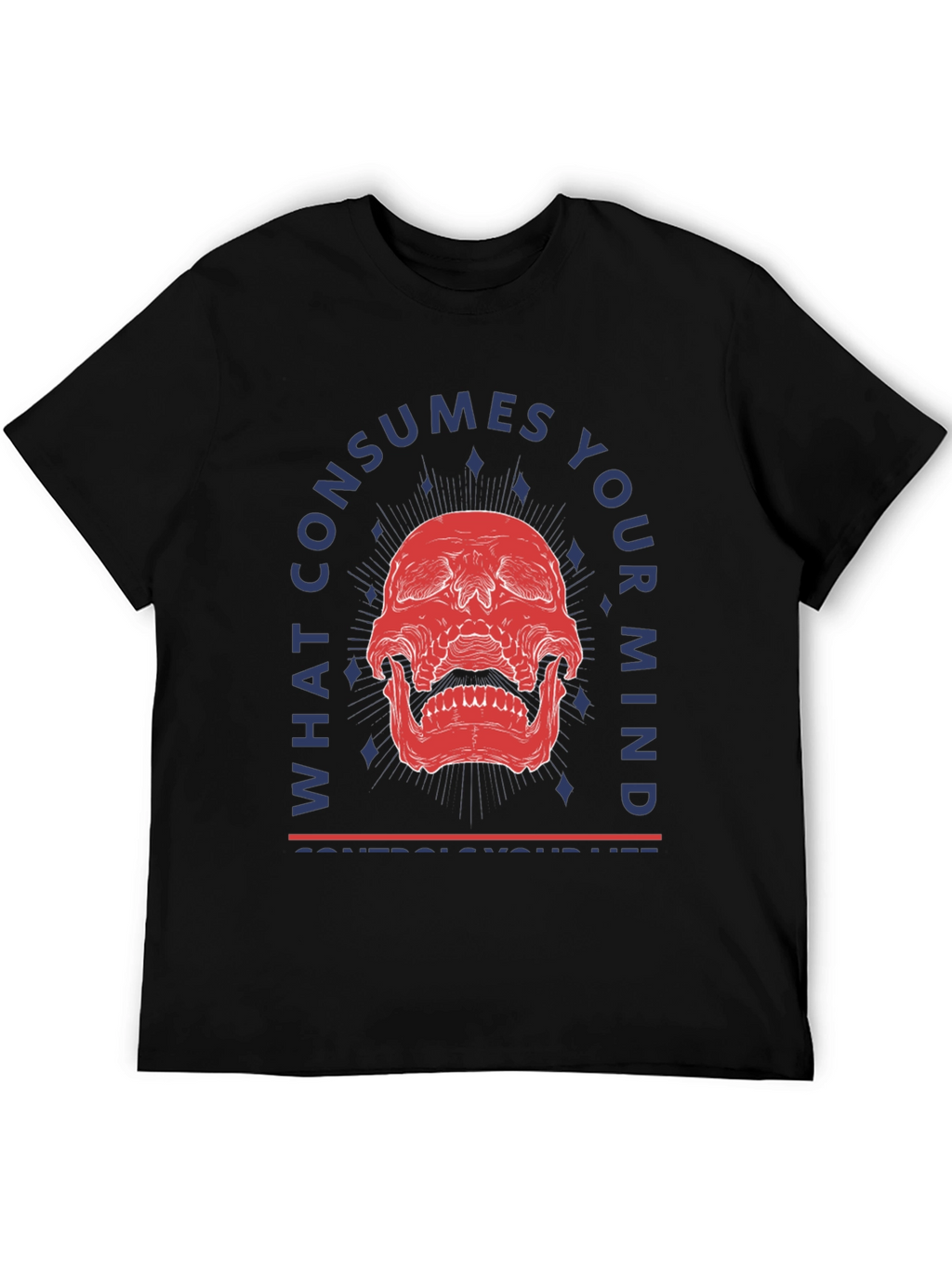 Skull Mind Control Graphic Tee
