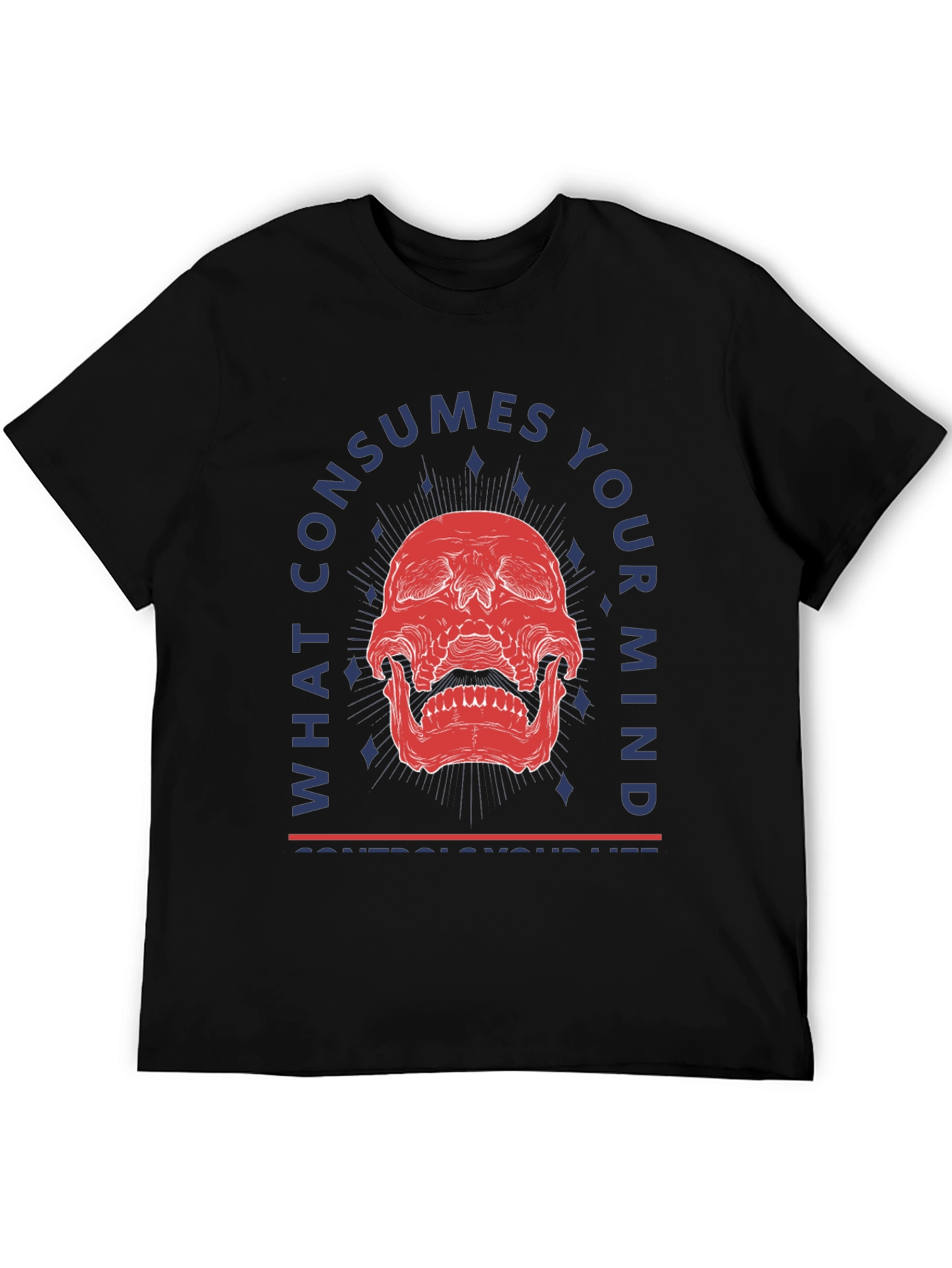 Skull Mind Control Graphic Tee