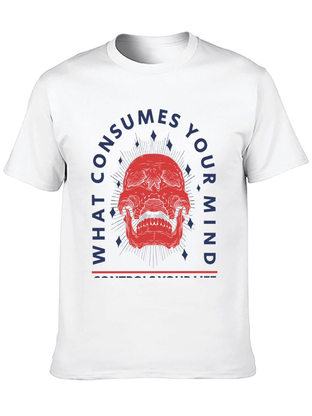 Skull Mind Control Graphic Tee