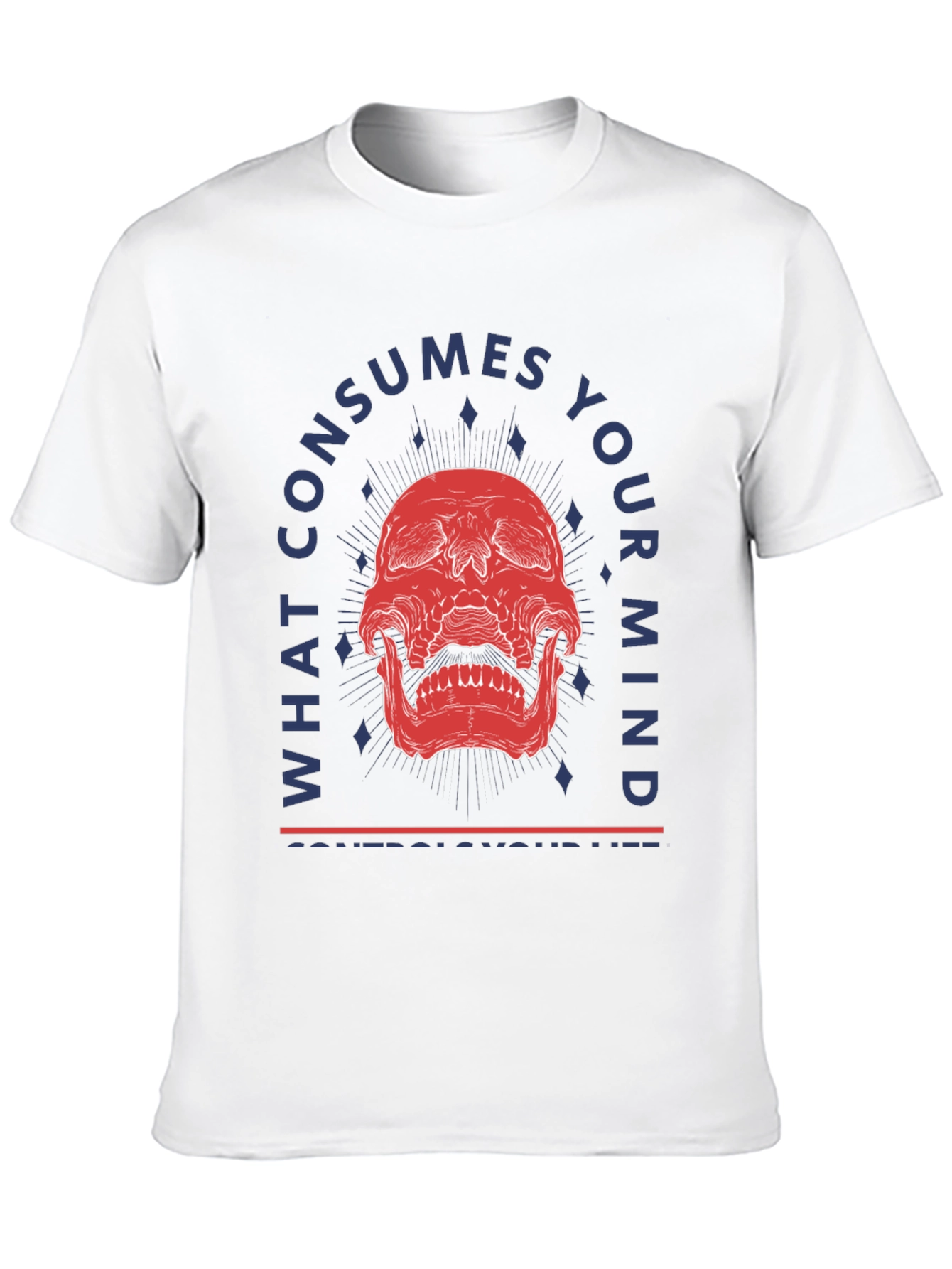 Skull Mind Control Graphic Tee