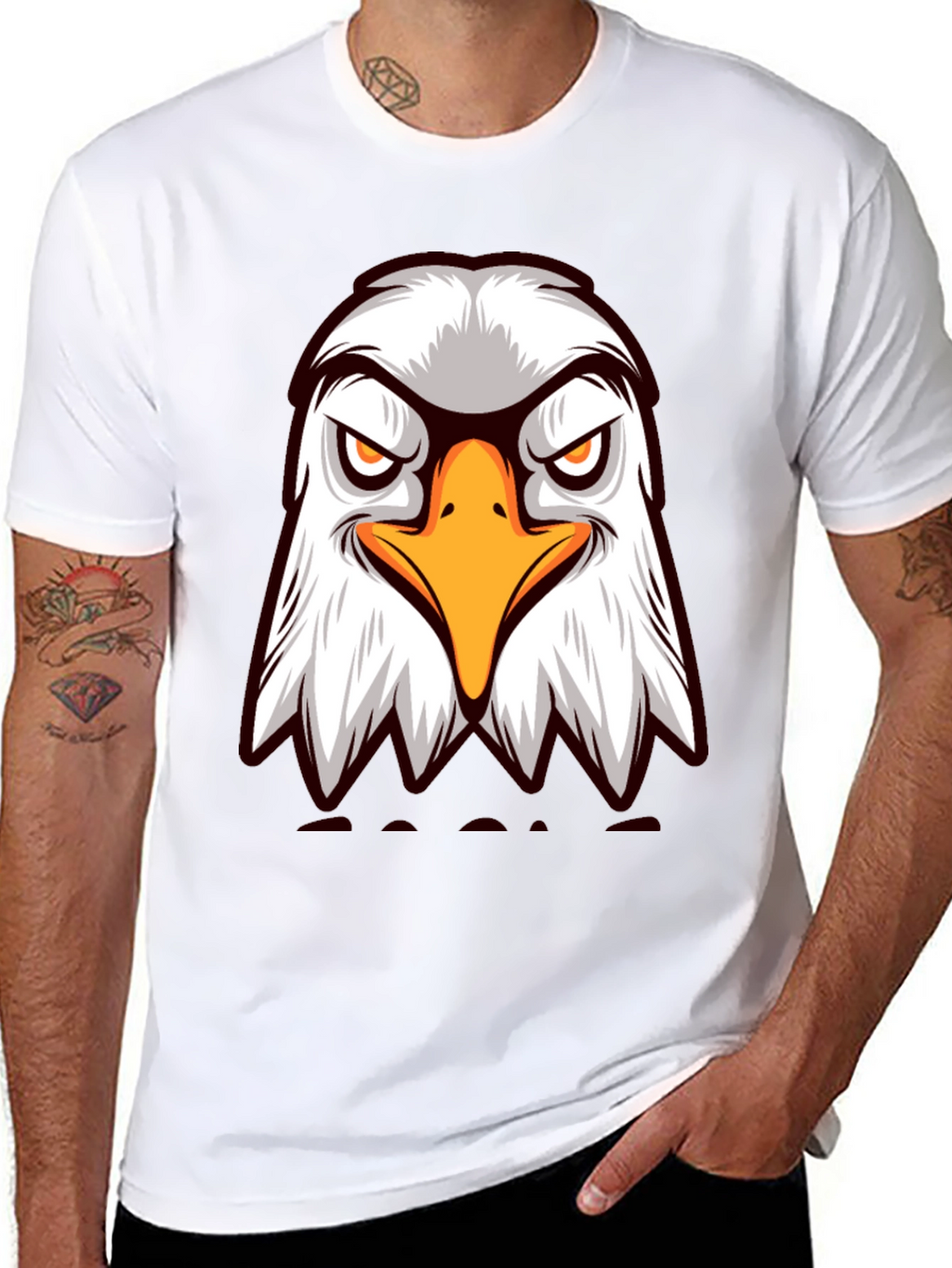 Eagle Graphic Tee - Bold Bird Design