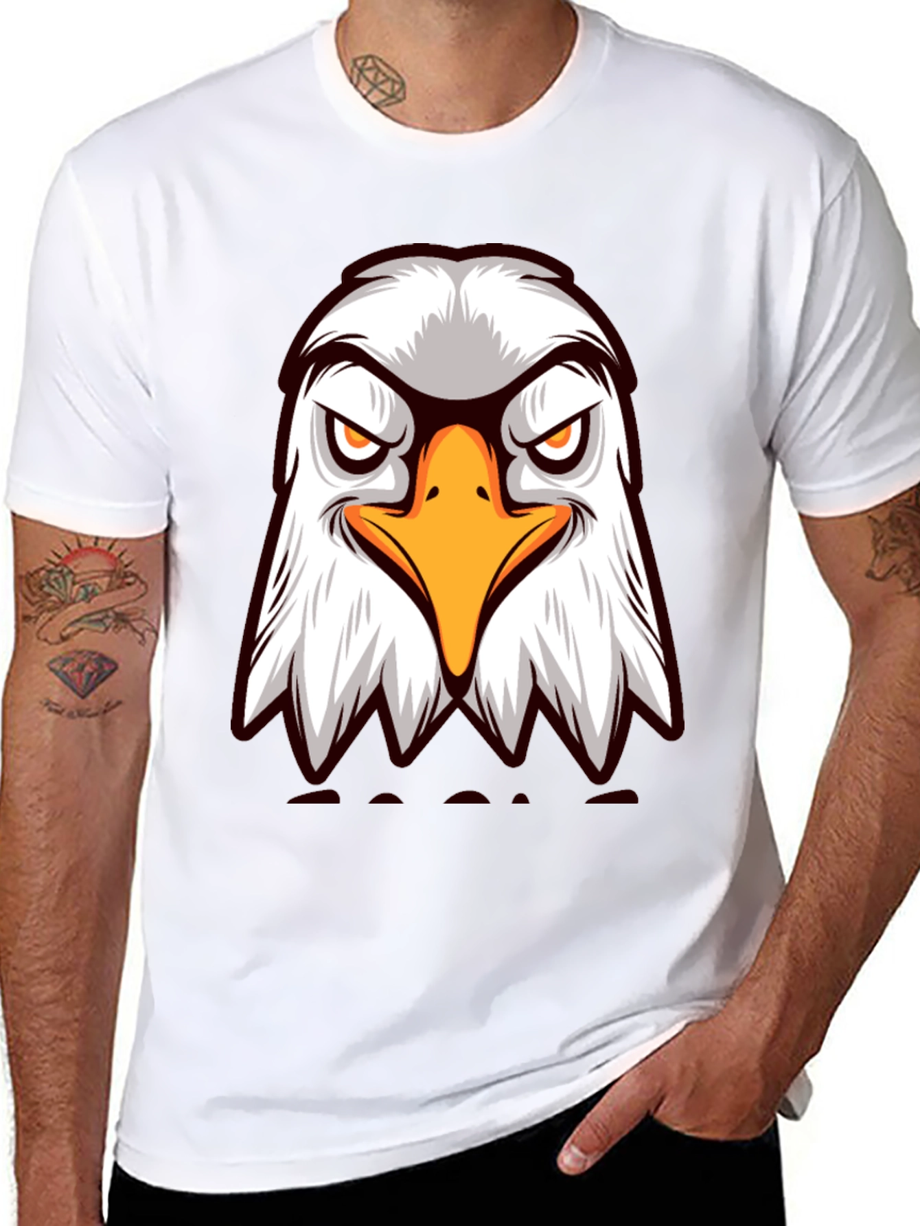 Eagle Graphic Tee - Bold Bird Design