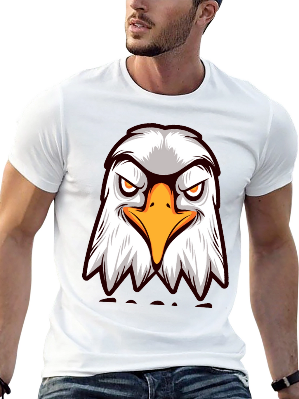 Eagle Graphic Tee - Bold Bird Design