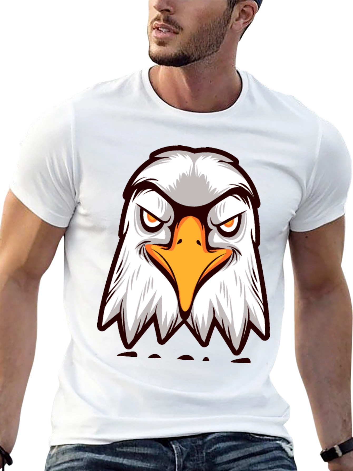 Eagle Graphic Tee - Bold Bird Design