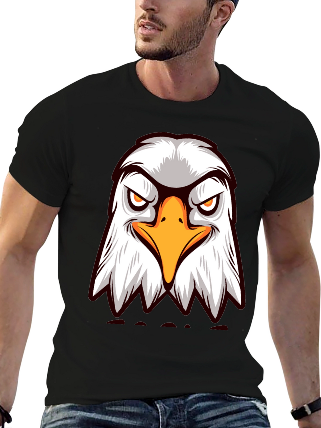 Eagle Graphic Tee - Bold Bird Design