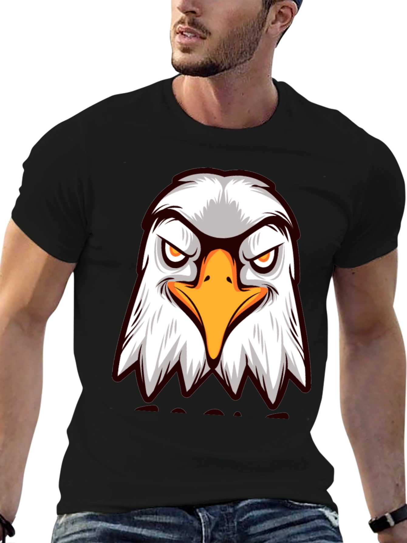 Eagle Graphic Tee - Bold Bird Design