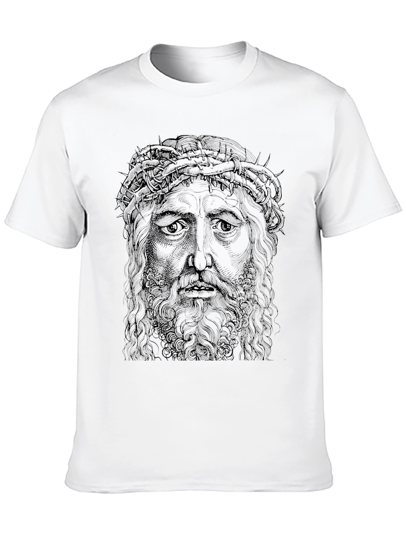 Crown of Thorns Graphic T-Shirt - Black