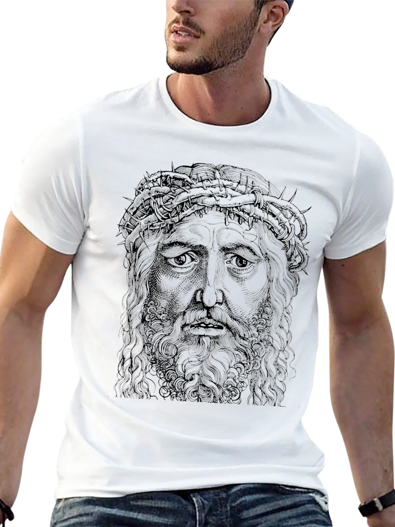 Crown of Thorns Graphic T-Shirt - Black