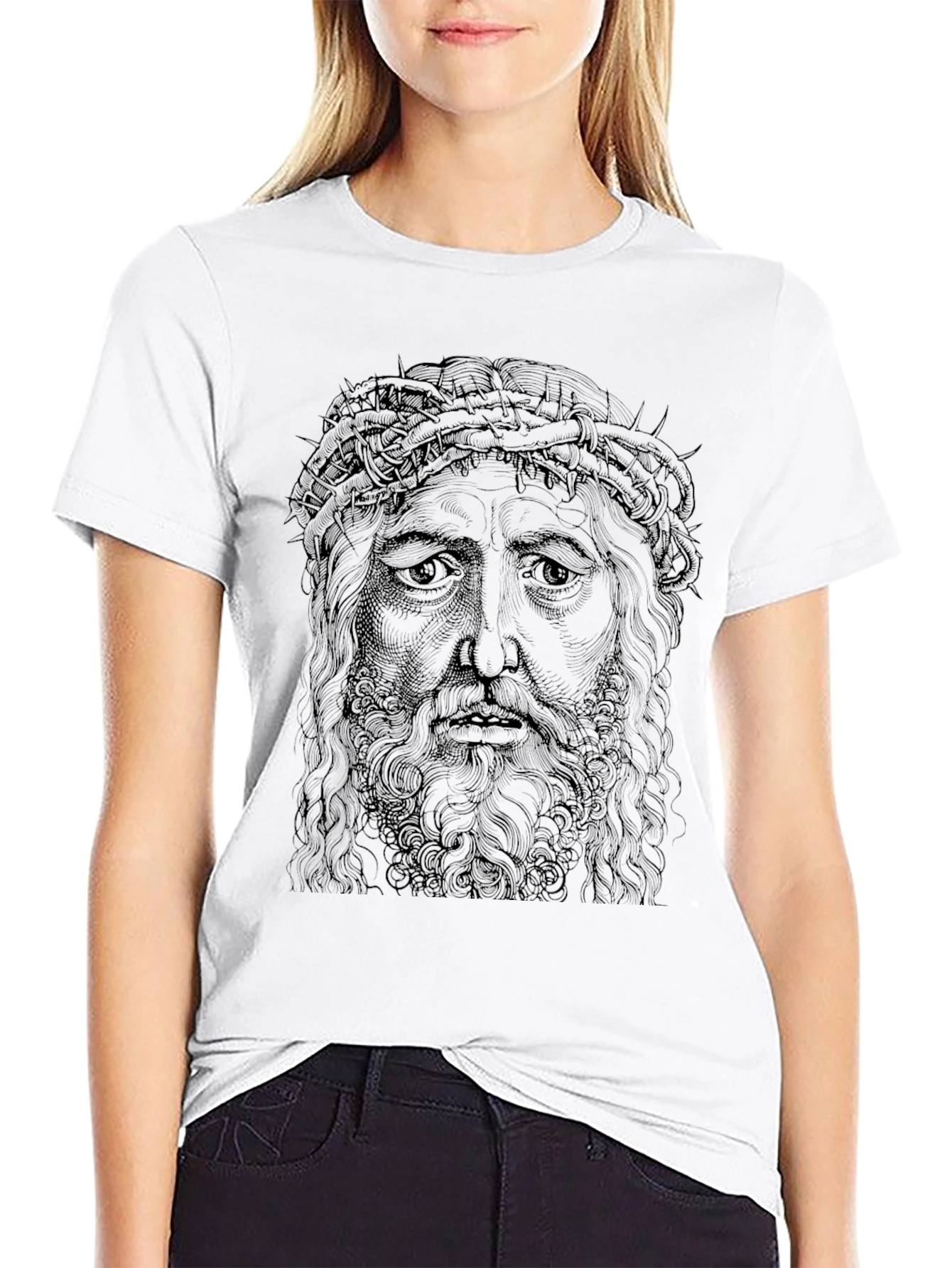 Crown of Thorns Graphic T-Shirt - Black
