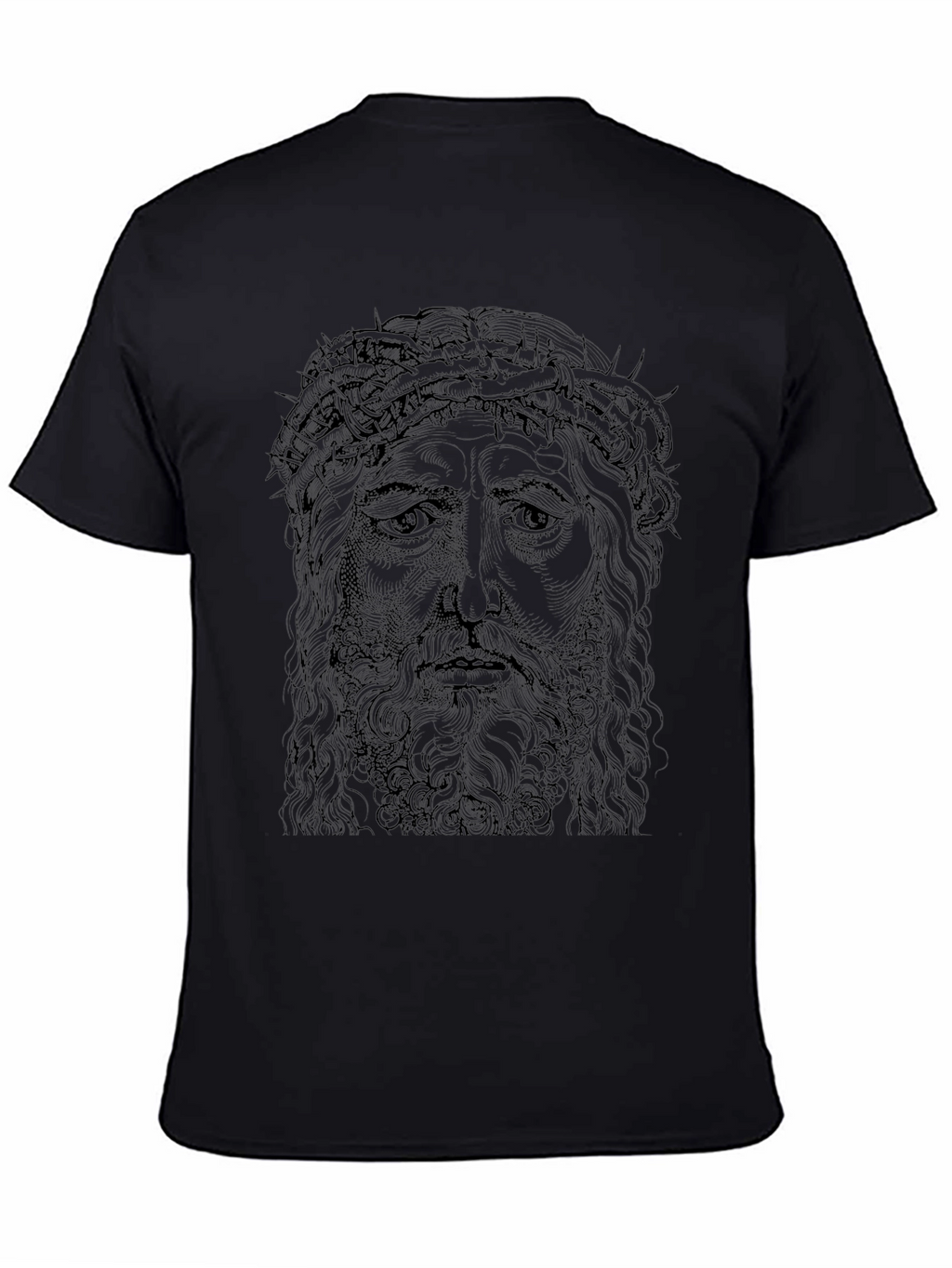 Crown of Thorns Graphic T-Shirt - Black