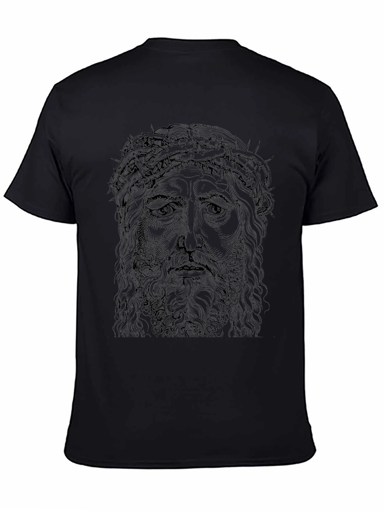 Crown of Thorns Graphic T-Shirt - Black