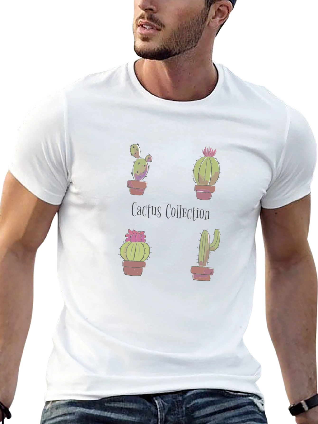 Cactus Collection T-Shirt - Unique Plant Lovers Tee